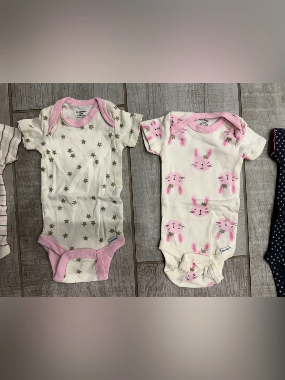 0-3 month baby girl onesie bundle (15 total)